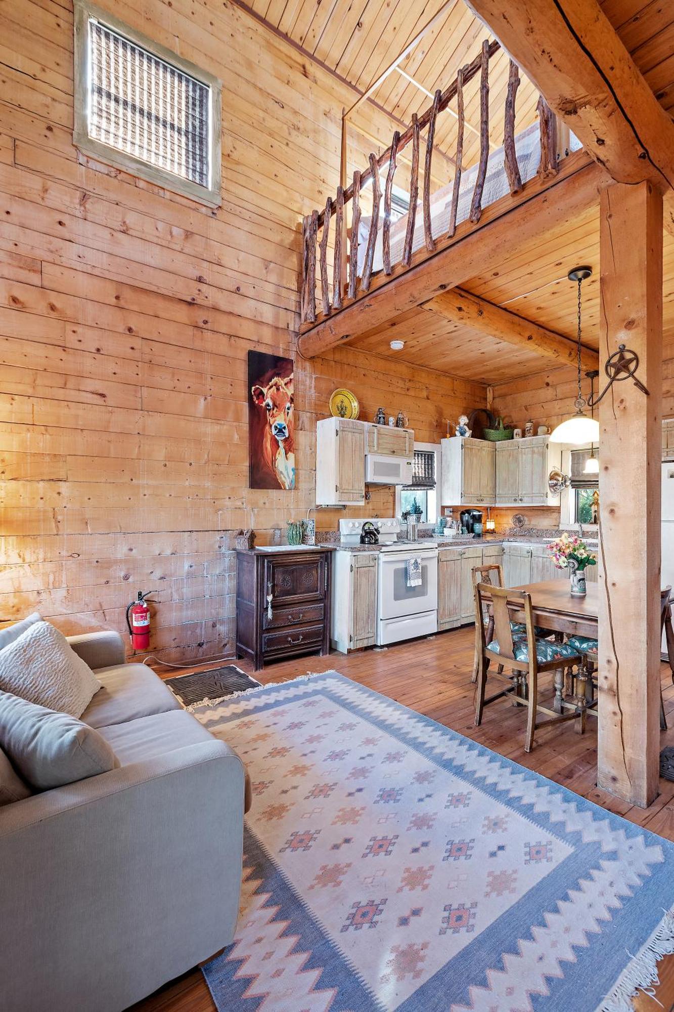 Mighty Oak Log Cabin Фредериксберг Экстерьер фото