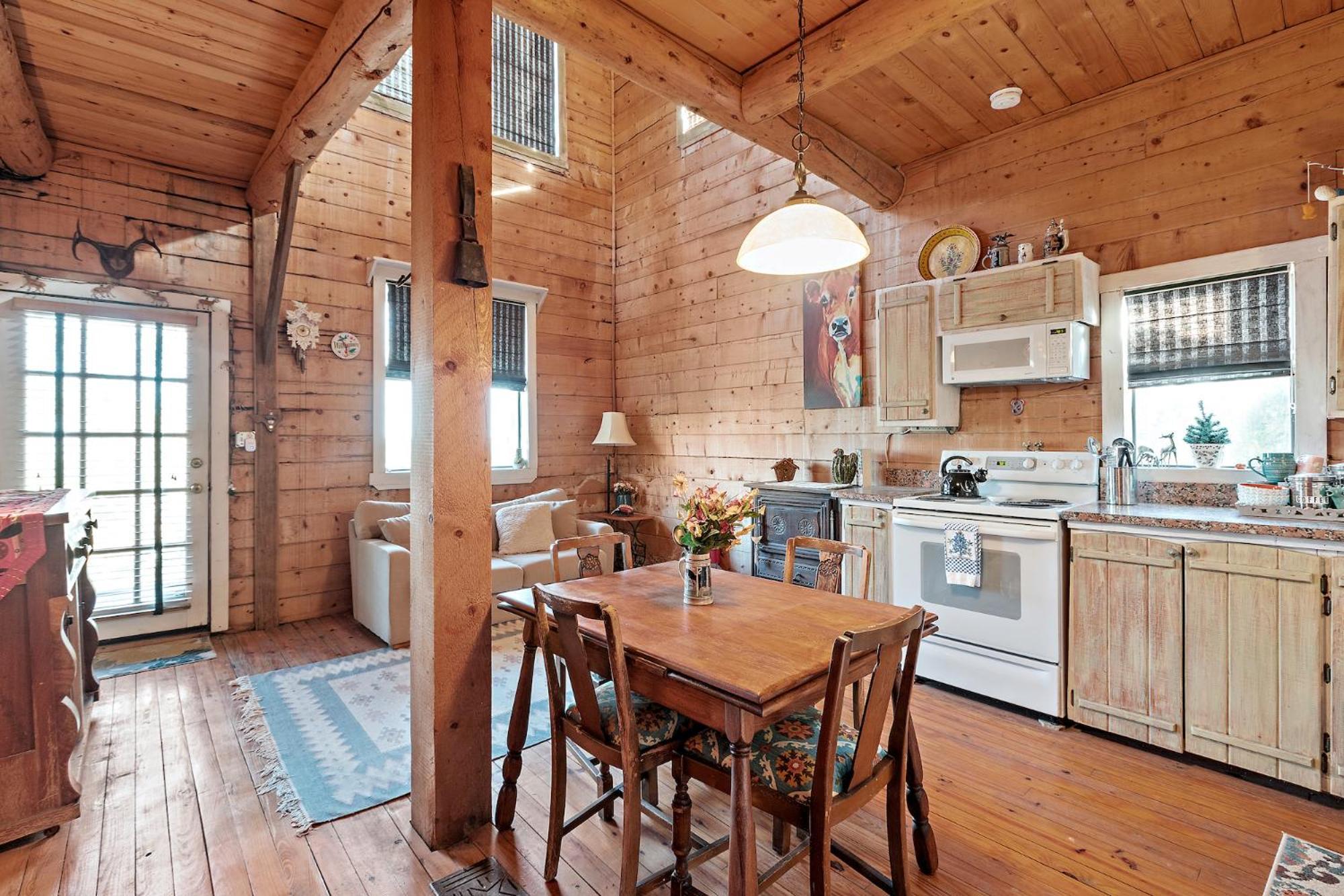 Mighty Oak Log Cabin Фредериксберг Экстерьер фото